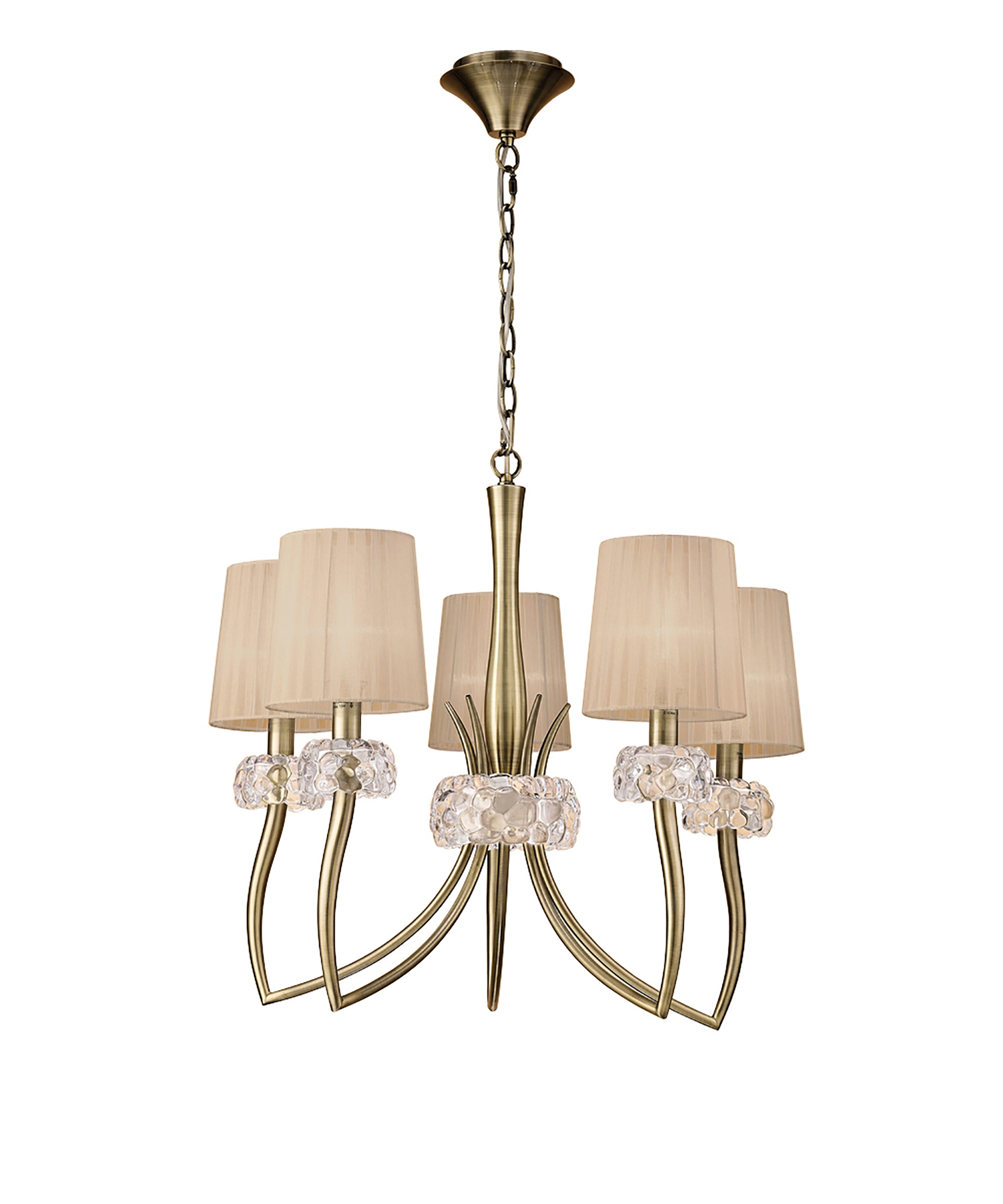 M4631AB/SB  Loewe AB Pendant 5 Light